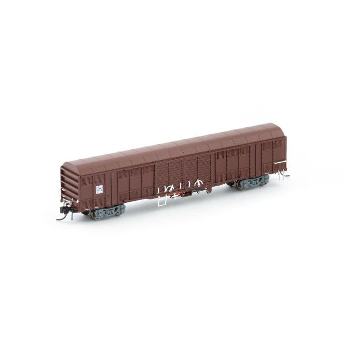 AUSCISION N Scale - NLKY Louvred Van - SRA Red - Single Wagon - Wagon Number: NLKY- (NNLV-29)