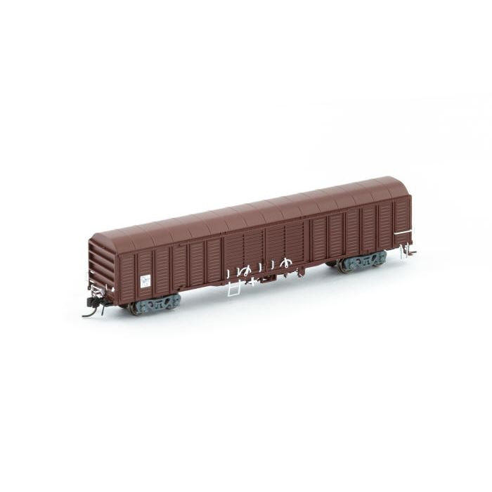 AUSCISION N Scale - NLKY Louvred Van - SRA Red - Single Wagon - Wagon Number: NLKY- (NNLV-6)