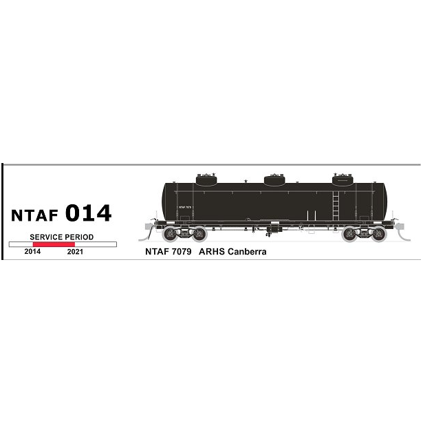 SDS MODELS HO NTAF Rail Tank Wagon ARHS Canberra