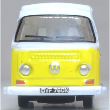 OXFORD 1/148 VW T2 Bay Window Camper Saturn Yellow/White