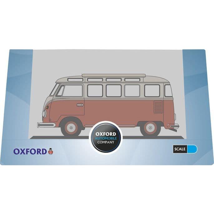 OXFORD N Sealing Wax Red/Beige Grey VW T1 Samba Bus