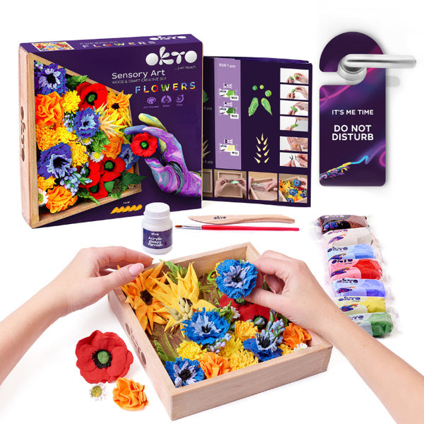 OKTO Wood & Craft DIY Flowers: Freedom