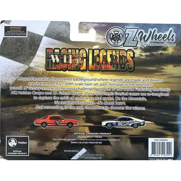 OZ LEGENDS 1/64 Holden HQ Coupe & Ford XA Coupe 1/64