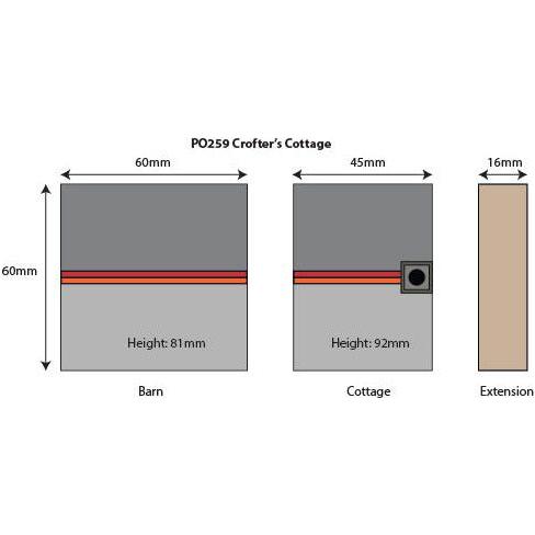 METCALFE OO/HO Crofter's Cottage
