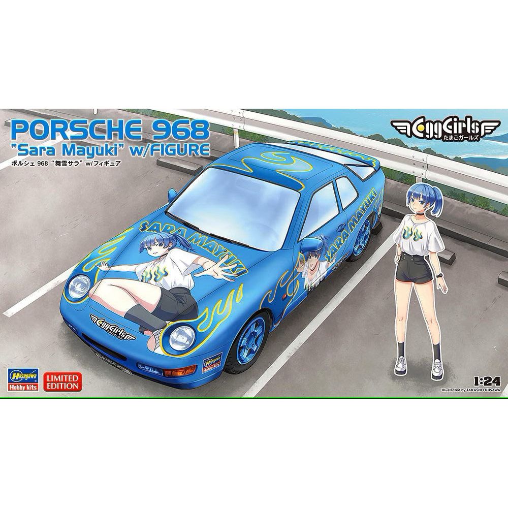HASEGAWA 1/35 Porsche 968 “Sara Mayuki” w/Figure