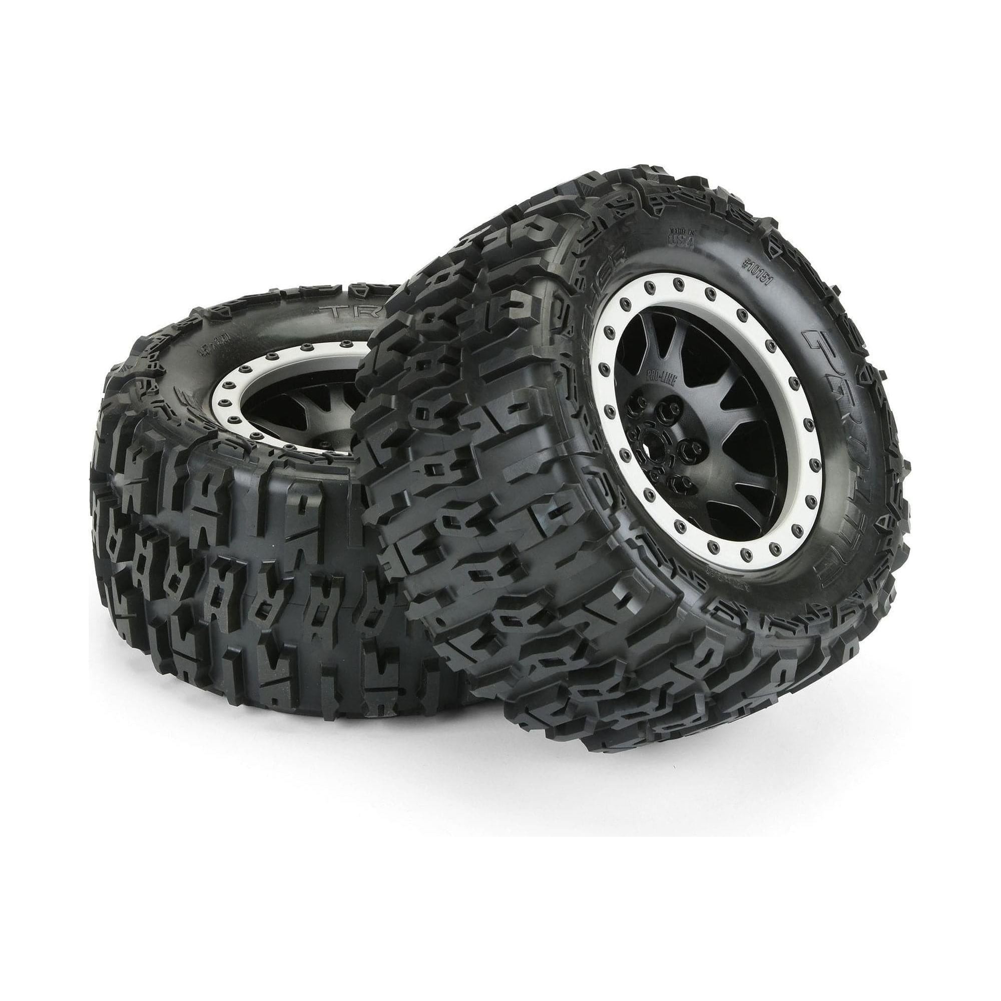 PROLINE Trencher 4.3in Tyres Mounted on Impulse Black / Gre