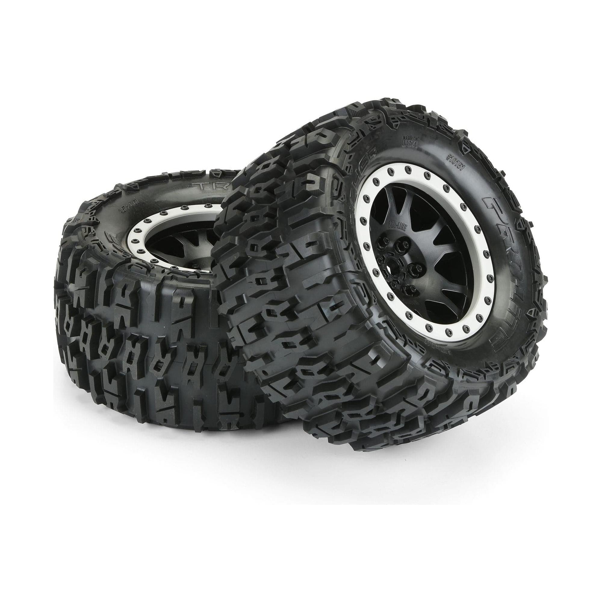 PROLINE Trencher 4.3in Tyres Mounted on Impulse Black / Gre