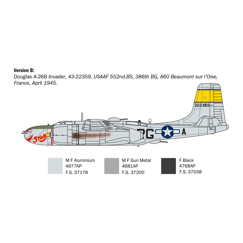 ITALERI A-26B Invader (New Decals Edition)