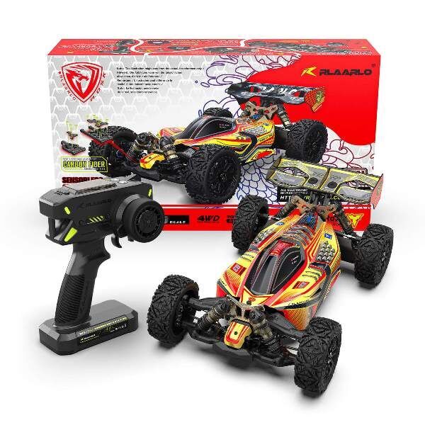 RLAARLO DSK 1/8 Brushless RC Buggy RTR Red Carbon Edition