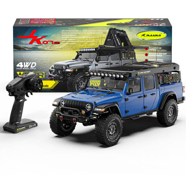 Rlaarlo JK07PROB Wrangler PRO Blue ARTR 1/7th BLS