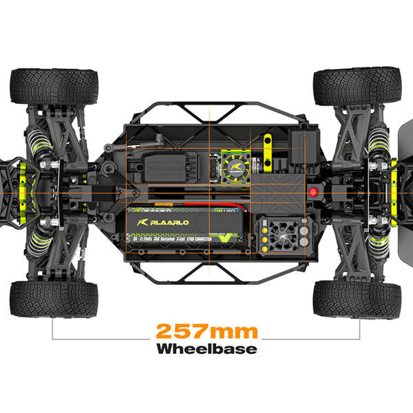 RLAARLO 1/10 Rally Carbon BLS RTR (XTS-F10L-C)