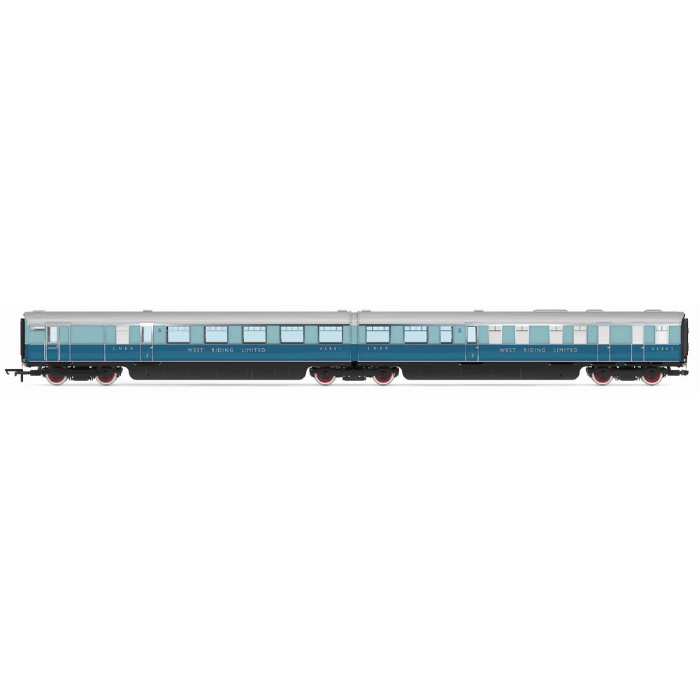 HORNBY 1/76 LNER - 'West Riding Limited' - Brake Third & Kitchen Third - Coach pack