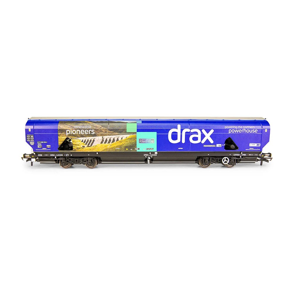 HORNBY OO Drax Biomass Wagon Pack, 83700698071-3 & 83700698009-3