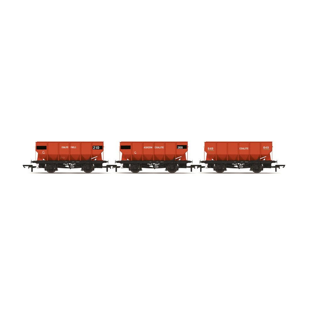 HORNBY 1/76 Grimethorpe Coalite - 21T Hopper - Wagon Triple Pack
