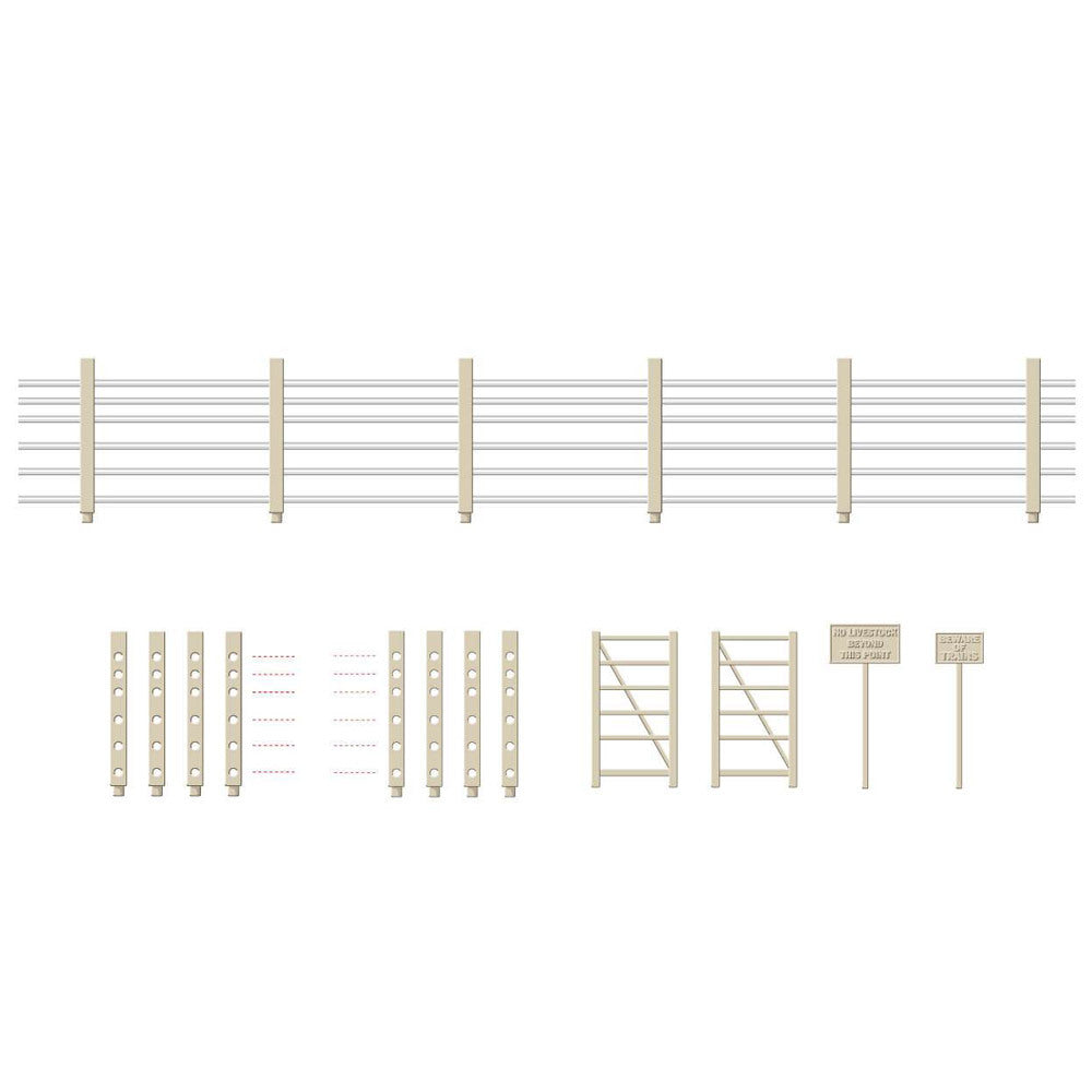 RATIO OO/HO Concrete Fence Posts, Gates, Signs etc.