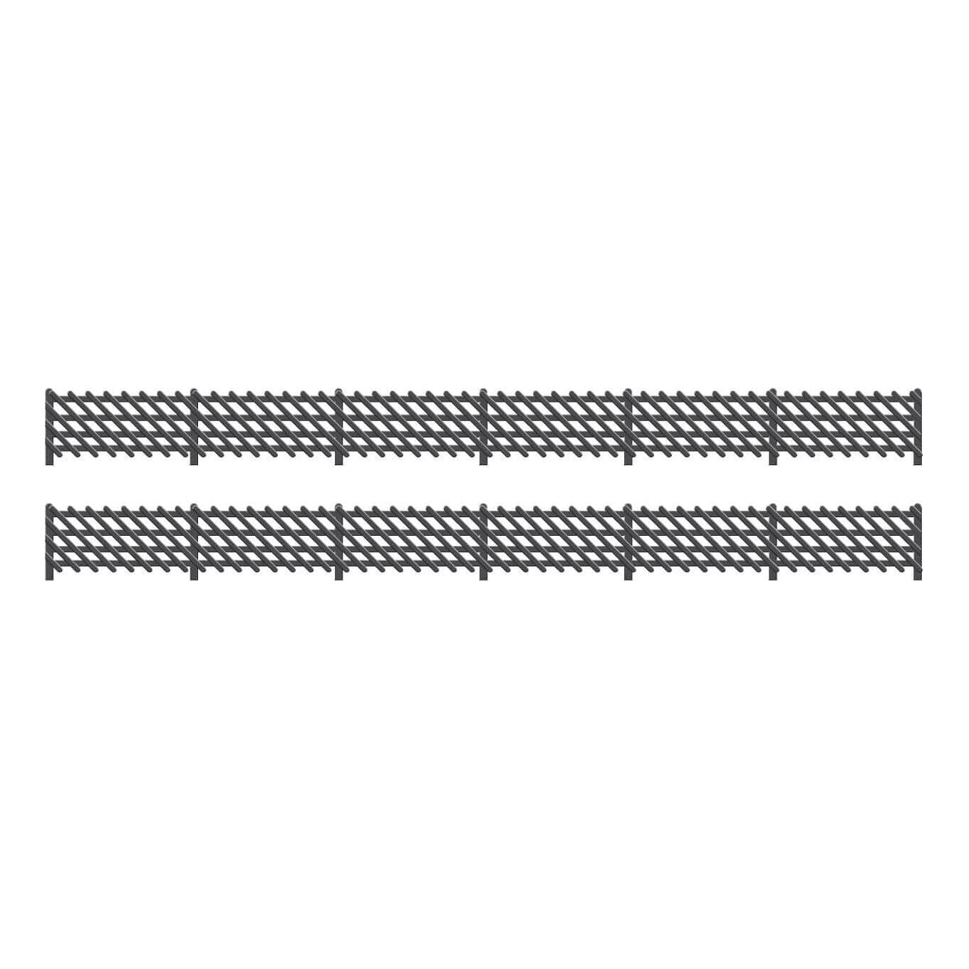 RATIO OO/HO LMS (MR) Station Fencing, Black
