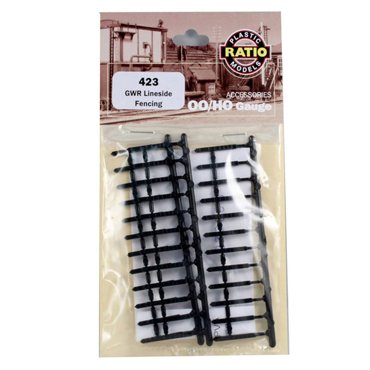 RATIO OO/HO GWR Lineside Fencing (36 Posts with Wire)