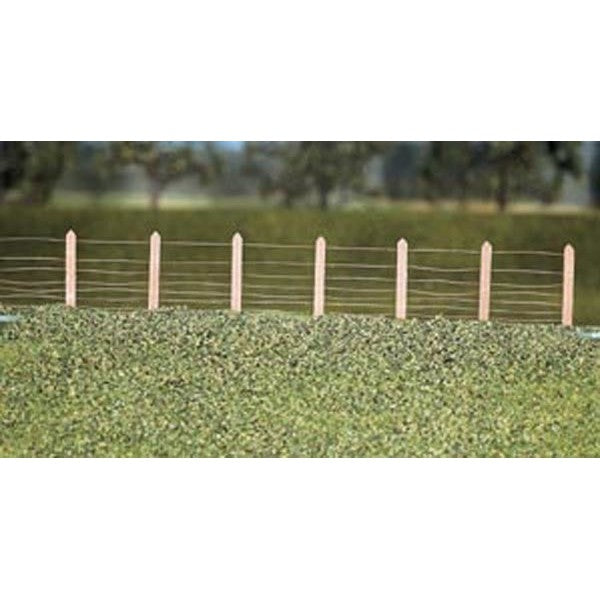 RATIO OO/HO GWR Lineside Fencing (36 Posts with Wire)