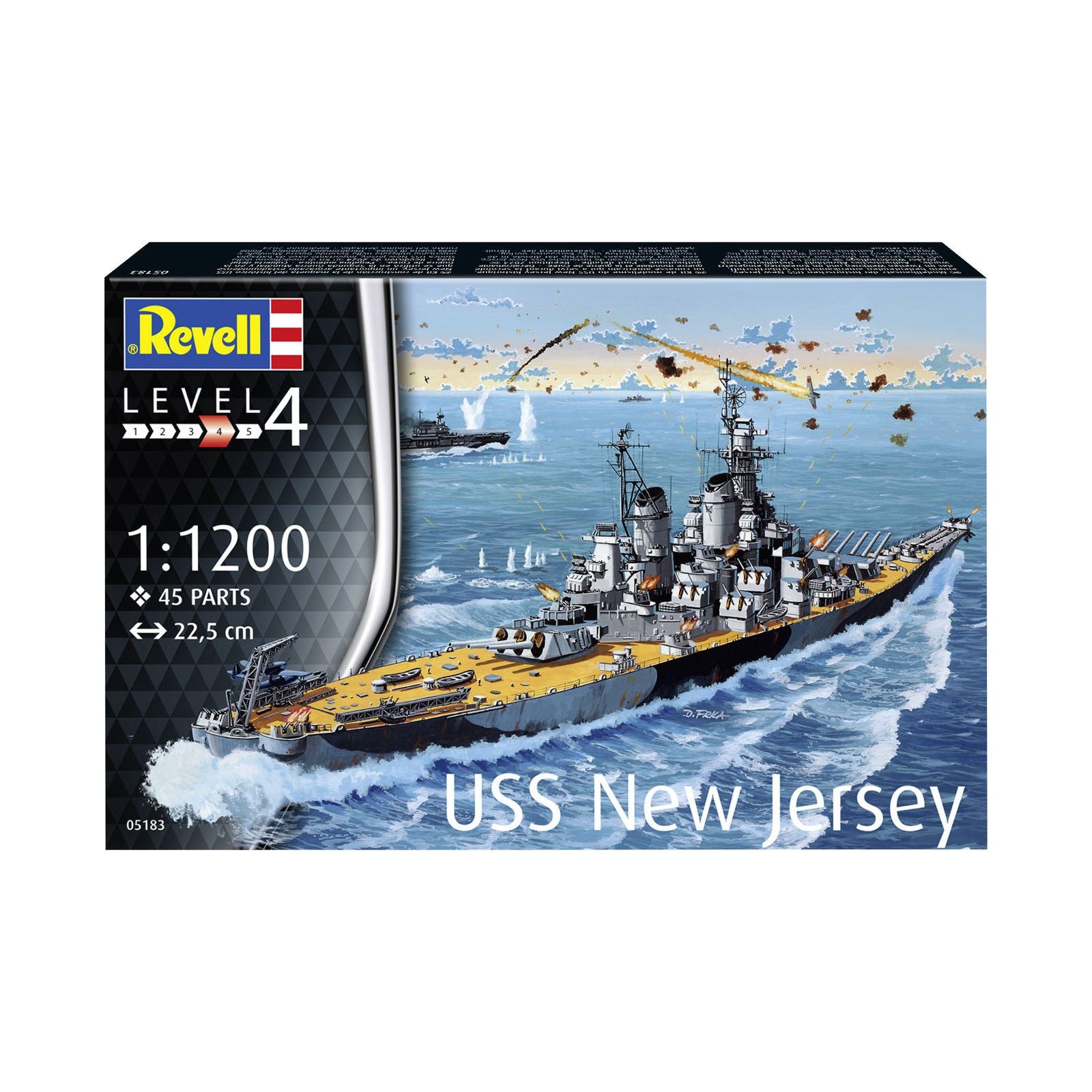 REVELL 1/1200 Scale USS New Jersey