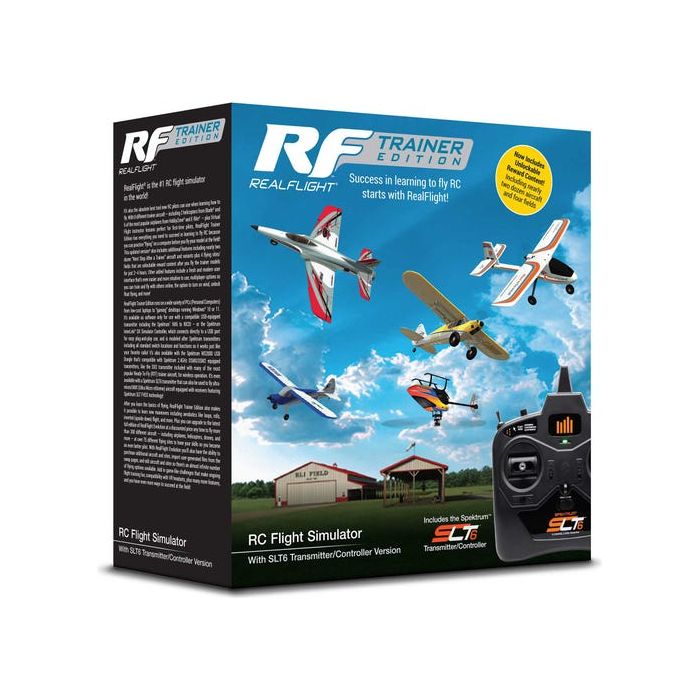 REAL FLIGHT Trainer Edition Flight Simulator with Mode 2 SLT6 Transmitter
