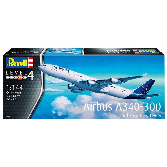 REVELL 1/144 Scale A340-300 Lufhansa New Livery