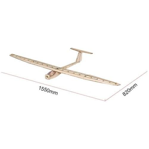 DANCING WINGS HOBBY EP Balsa Glider Griffin Kit (1.55m)