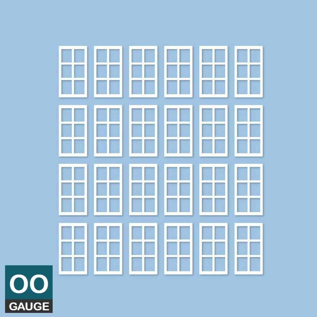 RATIO OO/HO Signal Box Windows Brand