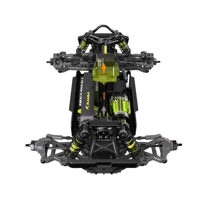 RLAARLO 1/14 ROG1 Gladiator Brushless Monster Truck Black