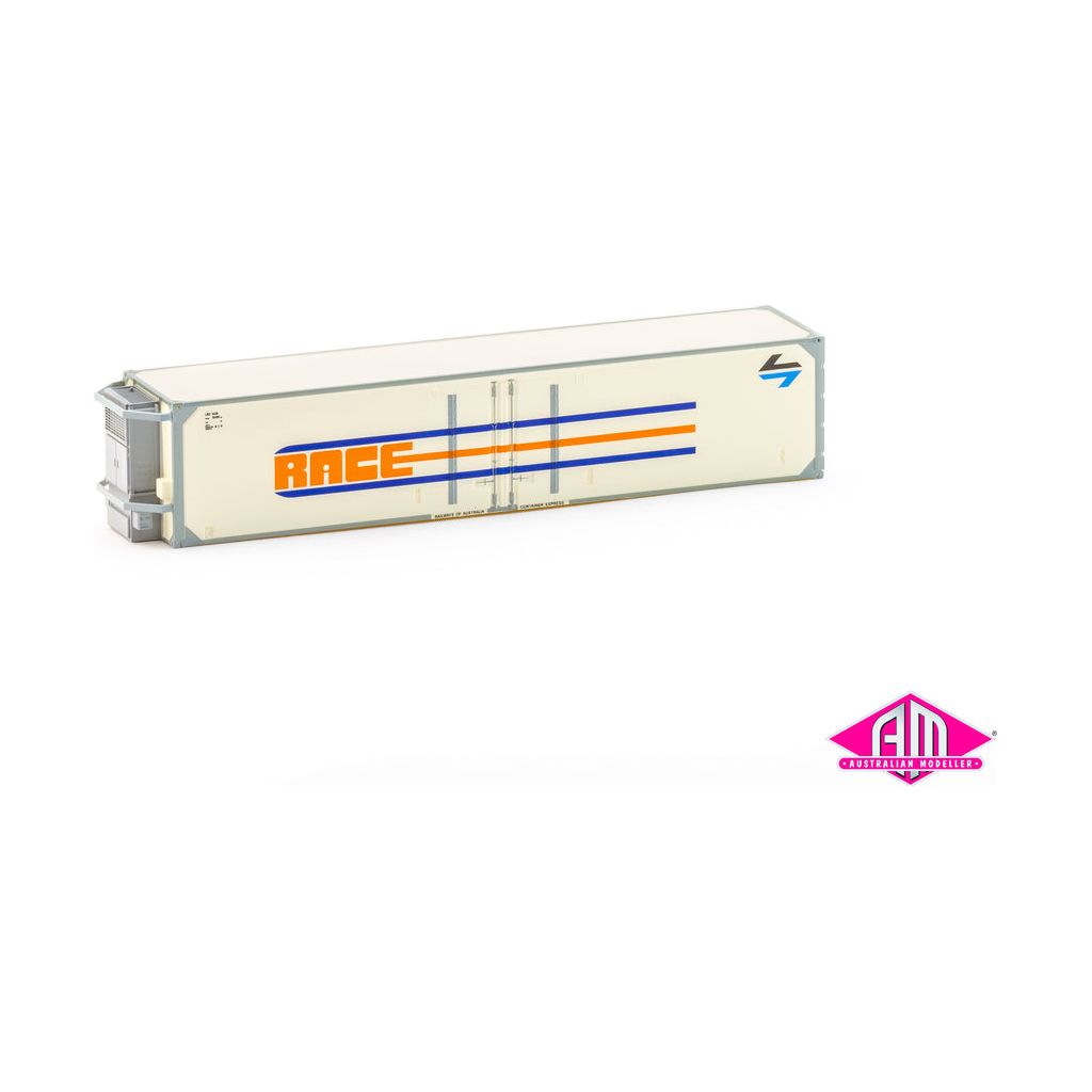LRC 40' Refrigerated Container RACE with PTC Logo