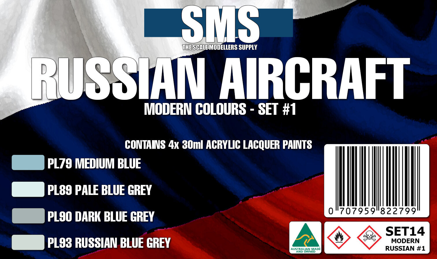 SMS MODERN RUSSIAN AIRCRAFT #01 Colour Set