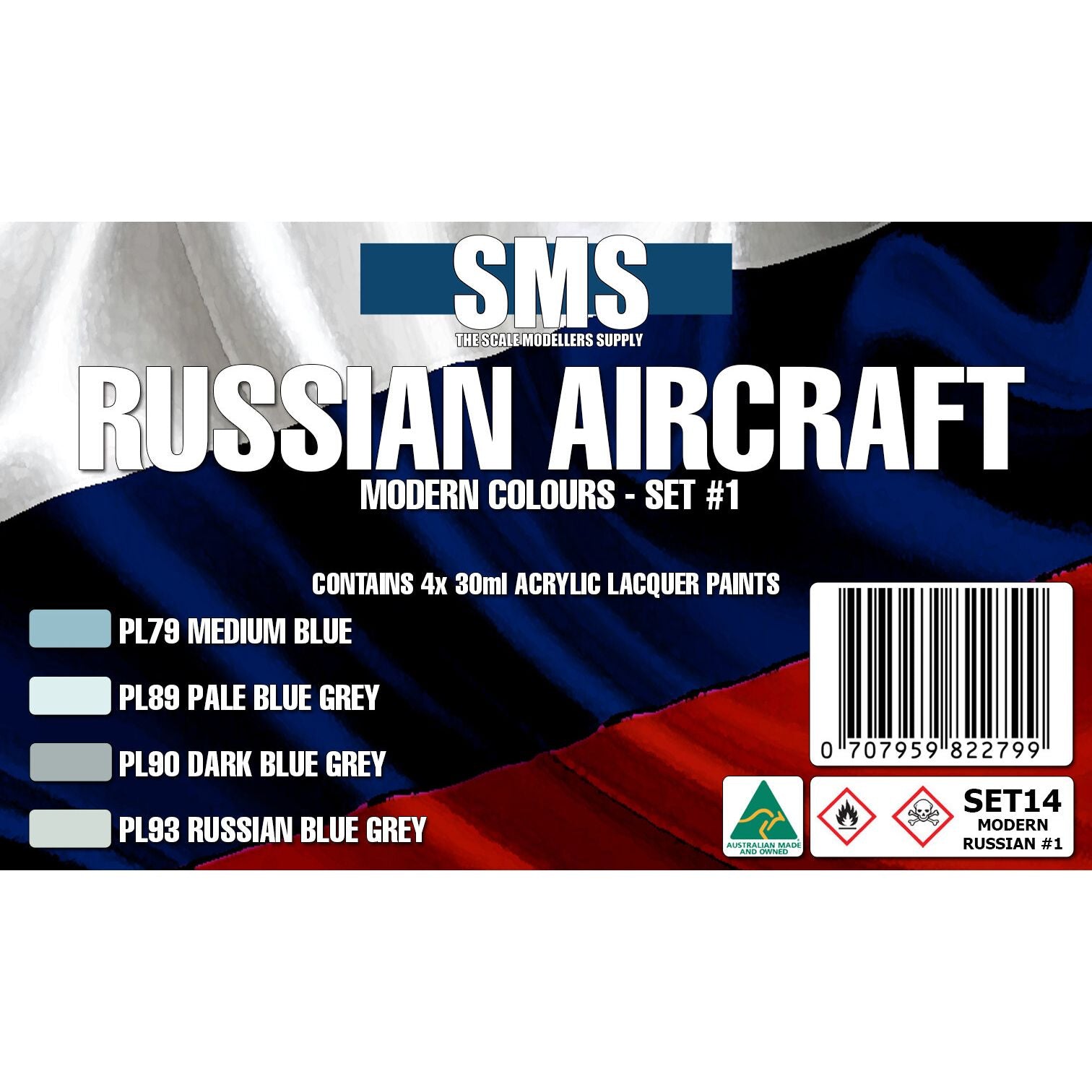 SMS MODERN RUSSIAN AIRCRAFT #01 Colour Set