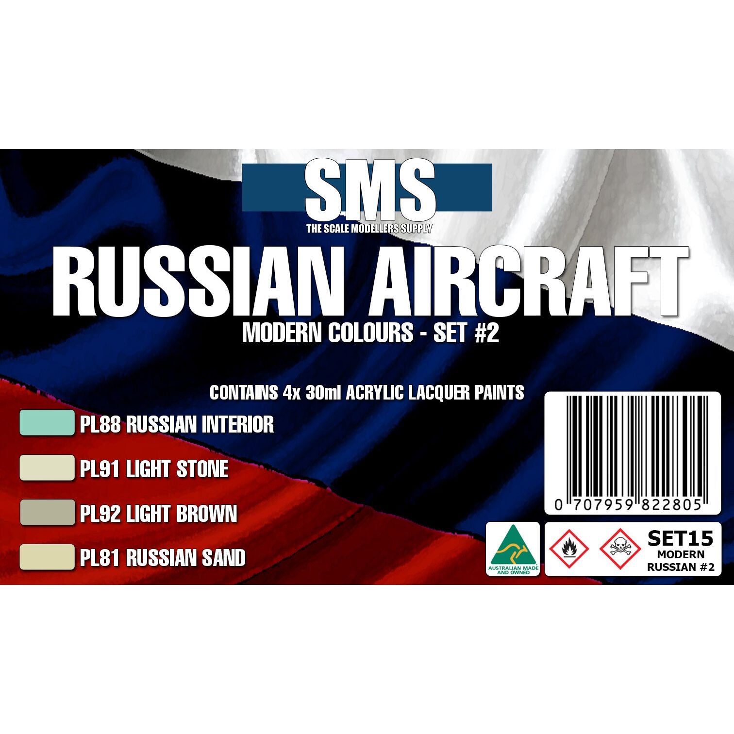 SMS MODERN RUSSIAN AIRCRAFT #02 Colour Set