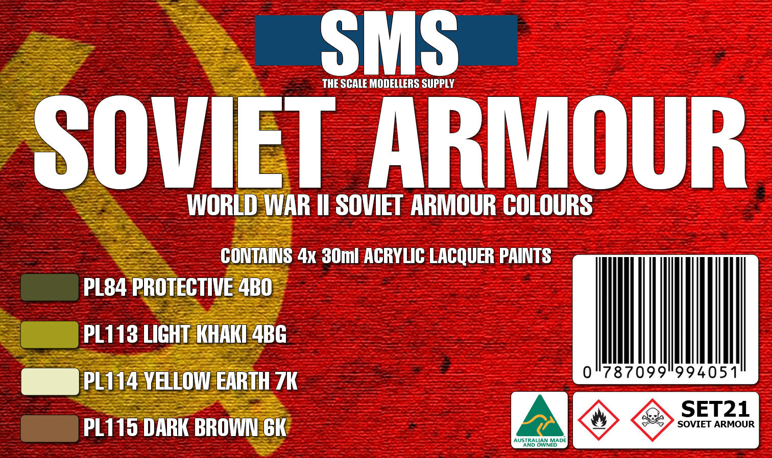 SMS SOVIET WWII ARMOUR Colour Set