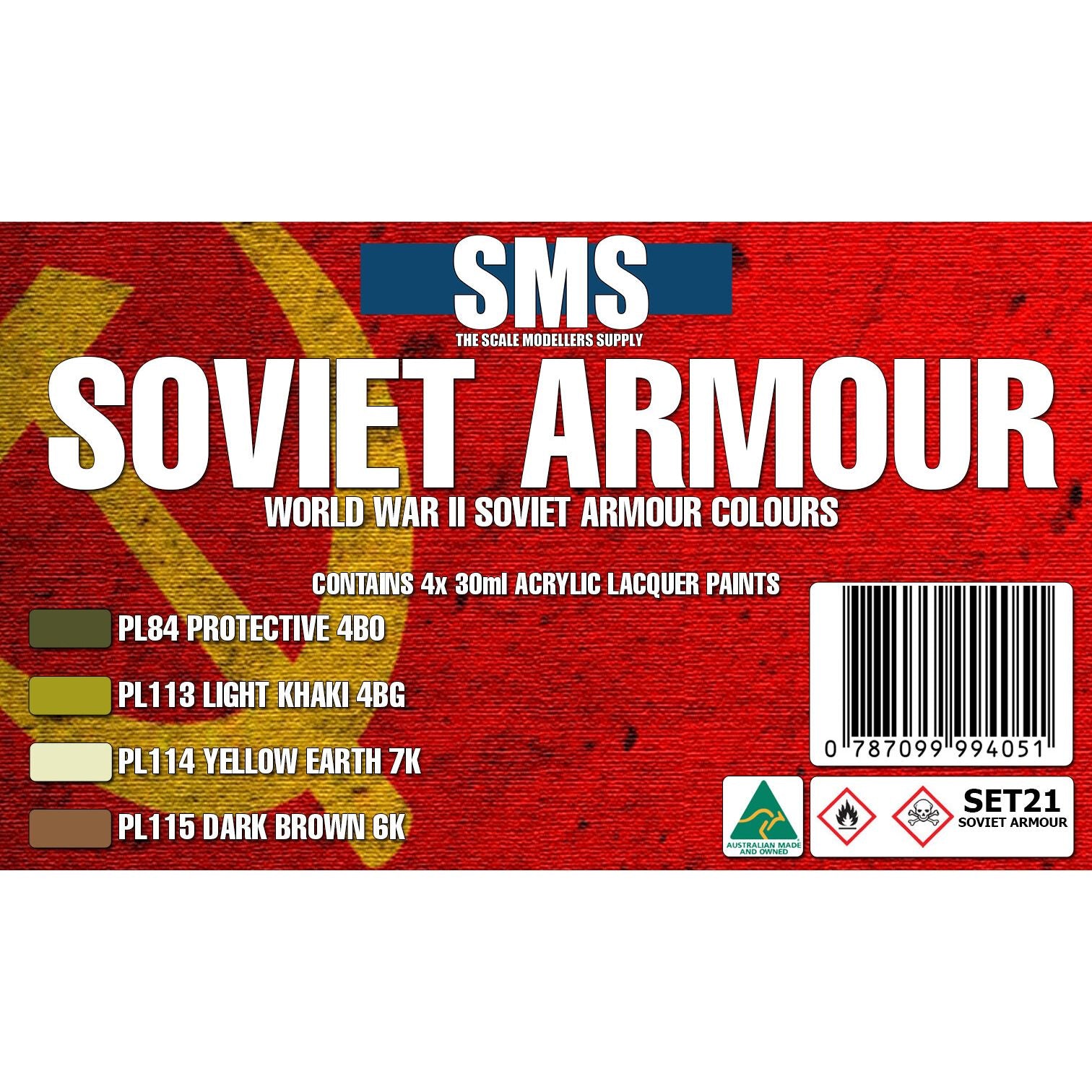 SMS SOVIET WWII ARMOUR Colour Set