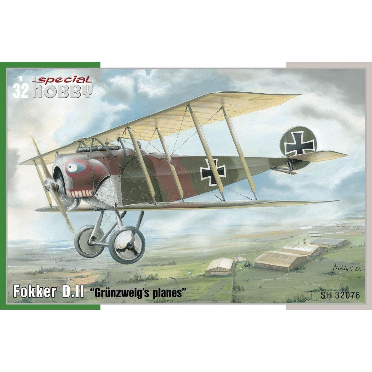 SPECIAL HOBBY 1/32 Fokker D.II "Grünzweig`s Planes" Plastic Model Kit