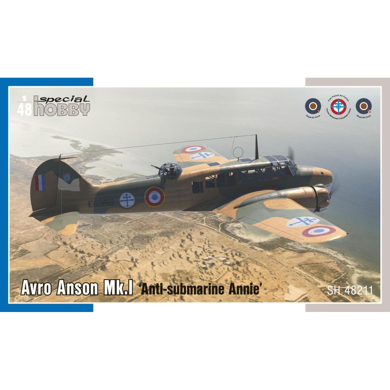 SPECIAL HOBBY 1/48 Avro Anson Mk.I ‘Anti-submarine Annie’ Plastic Model Kit