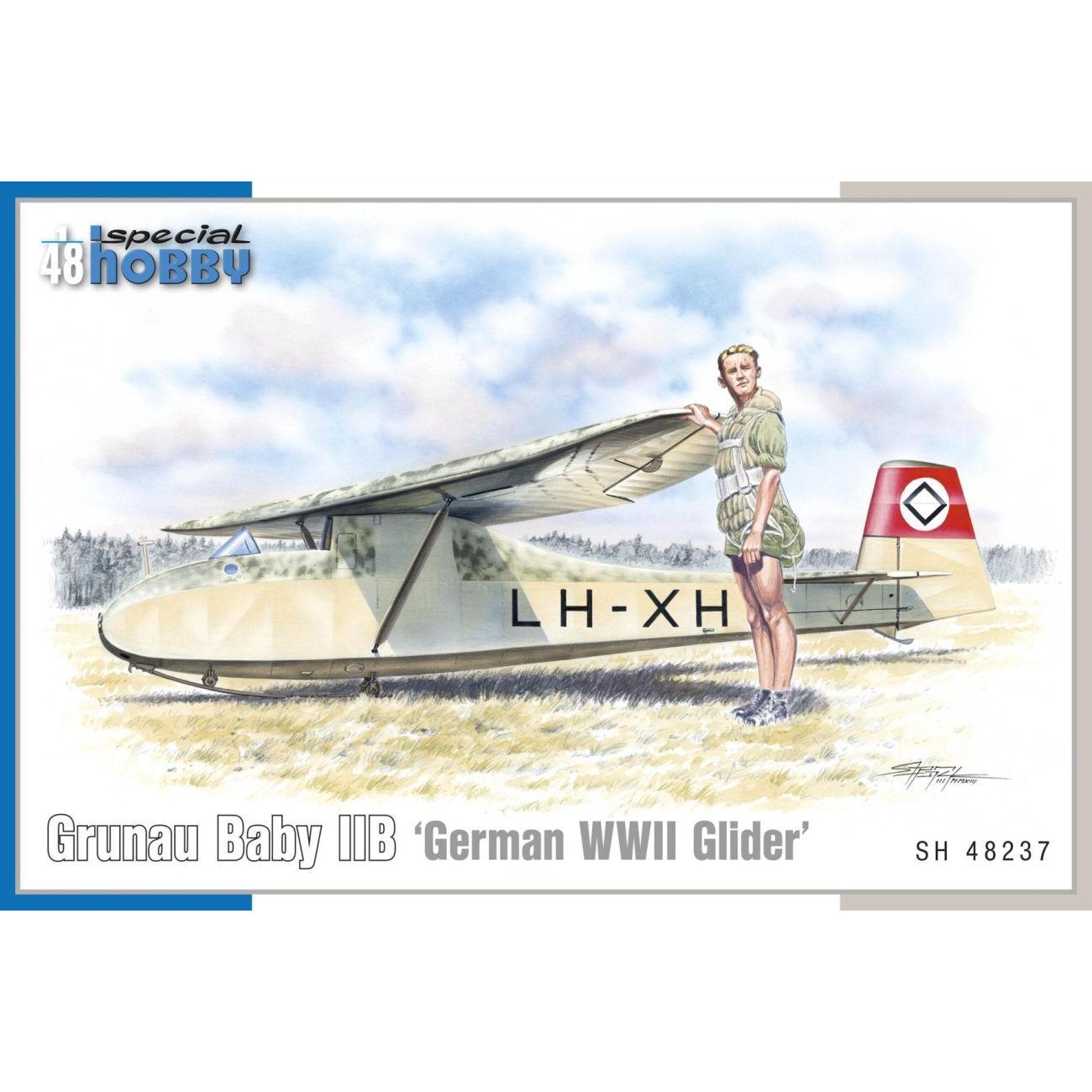 SPECIAL HOBBY 1/48 Grunau Baby IIB ‘German WWII Glider’ Plastic Model Kit