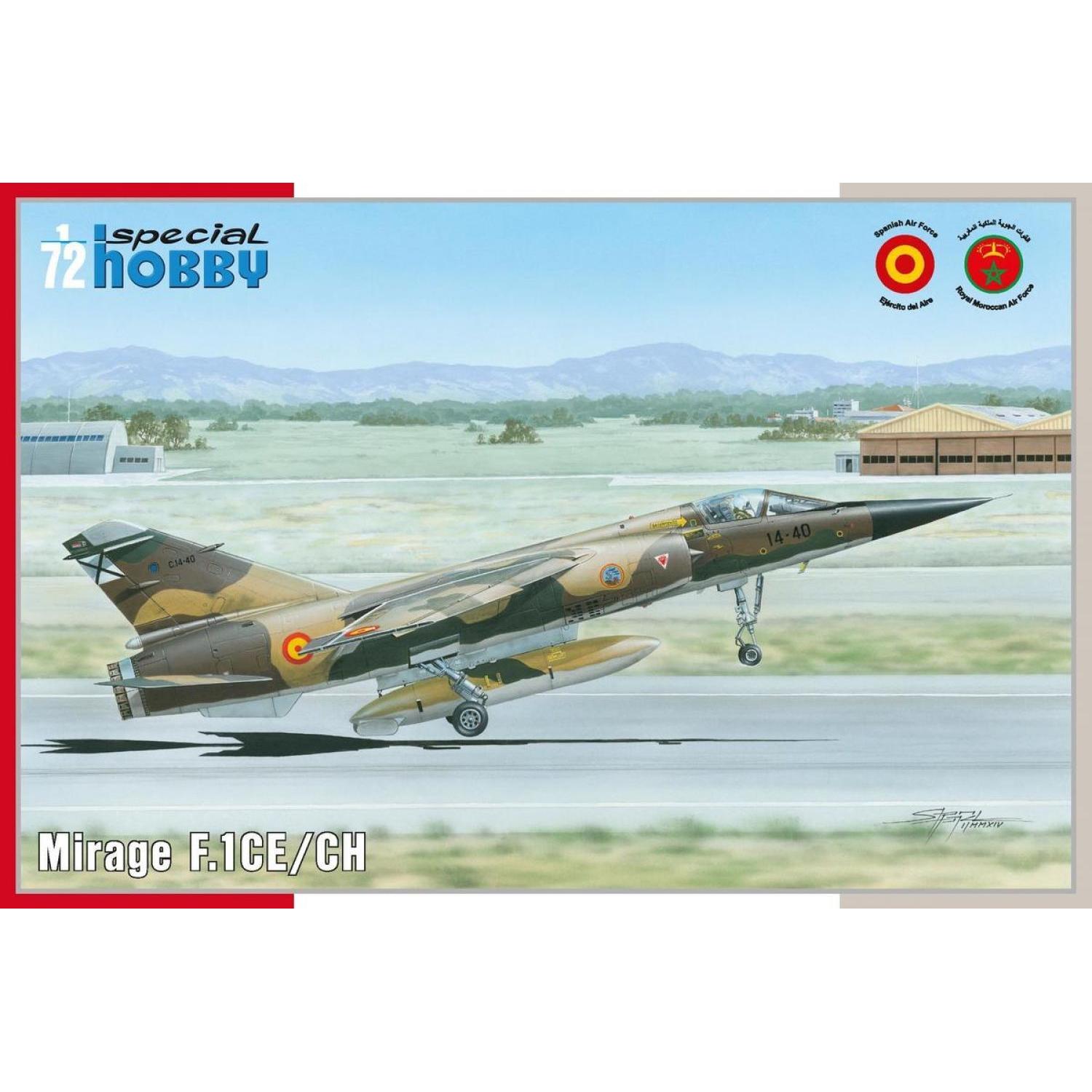 SPECIAL HOBBY 1/72 Mirage F.1 CE/CH Plastic Model Kit