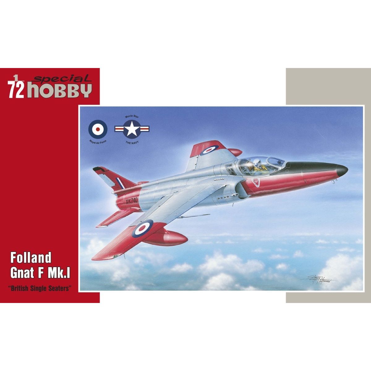 SPECIAL HOBBY 1/72 Folland Gnat F Mk.I British Single Seaters Plastic Model Kit