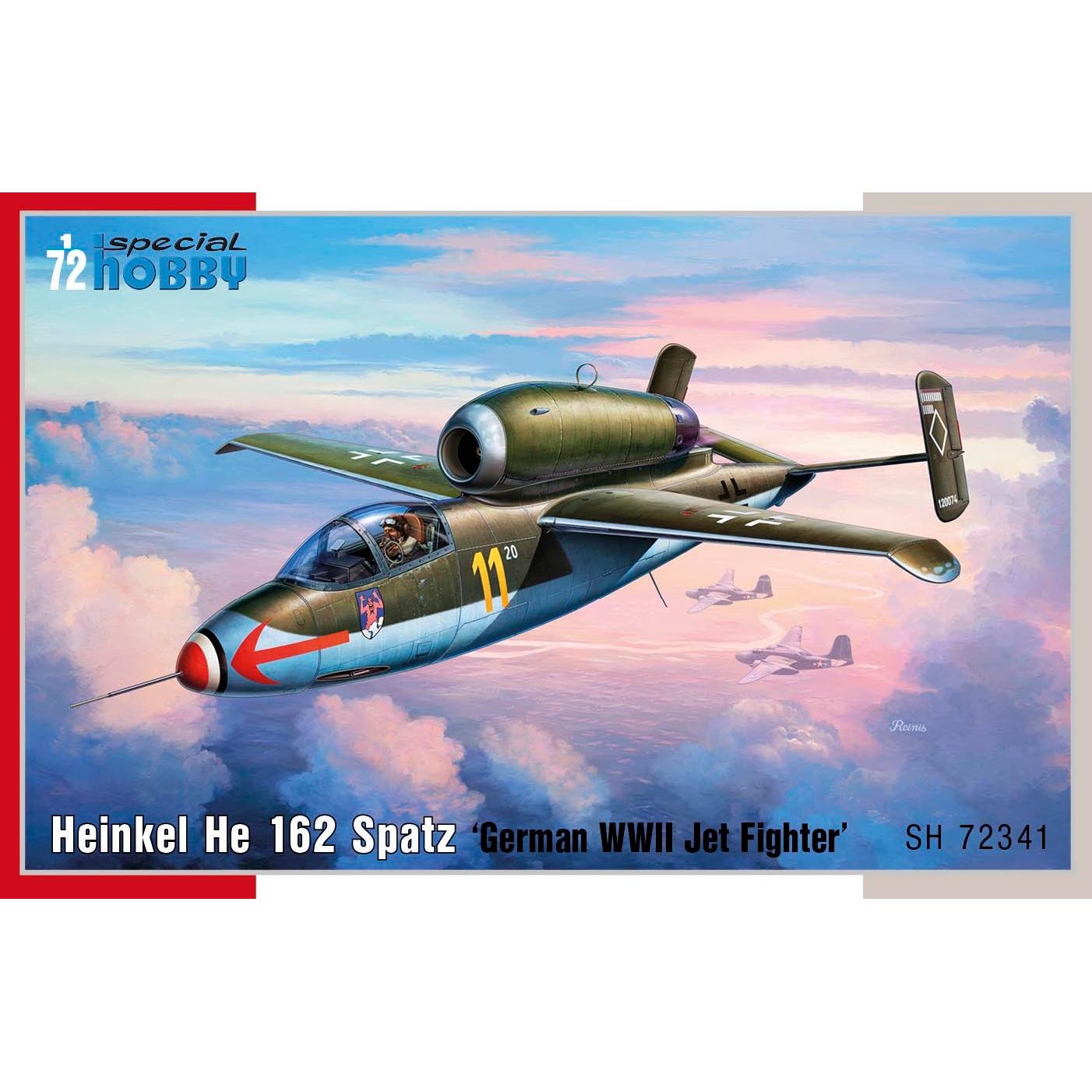 SPECIAL HOBBY 1/72 Heinkel He 162 Spatz Plastic Model Kit