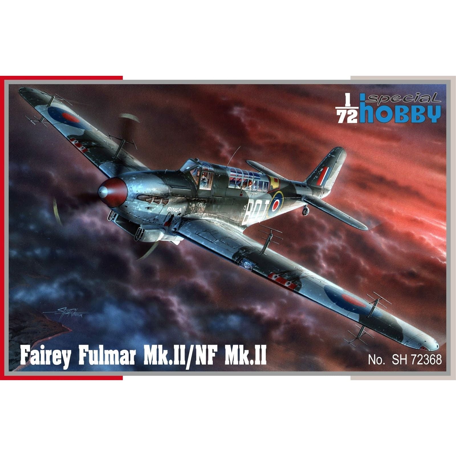 SPECIAL HOBBY 1/72 Fairey Fulmar Mk.II/NF Mk.II Plastic Model Kit