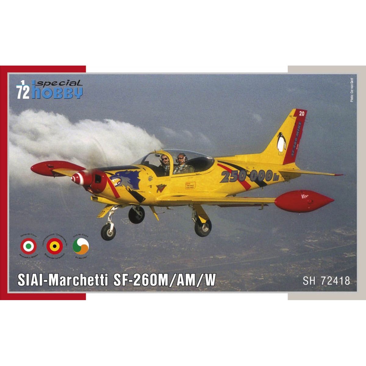 SPECIAL HOBBY 1/72 SIAI-Marchetti SF-260M/AM/W Plastic Model Kit
