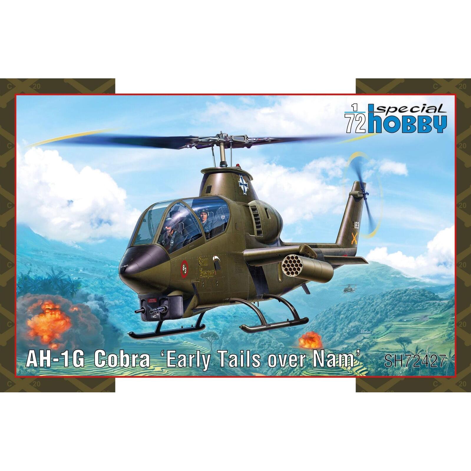 SPECIAL HOBBY 1/72 AH-1G Cobra ‘Early Tails’ Plastic Model Kit