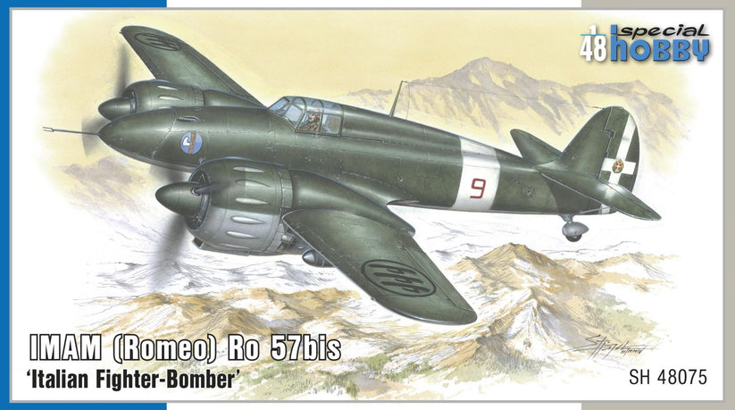 SPECIAL HOBBY 1/48 IMAM (Romeo) Ro-57bis 'Italian Fighter Bomber Plastic Model Kit