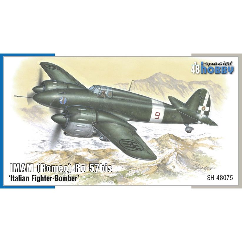 SPECIAL HOBBY 1/48 IMAM (Romeo) Ro-57bis 'Italian Fighter Bomber Plastic Model Kit