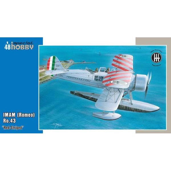 SPECIAL HOBBY 1/48 IMAM (Romeo) Ro.43 'Red Striped' Plastic Model Kit