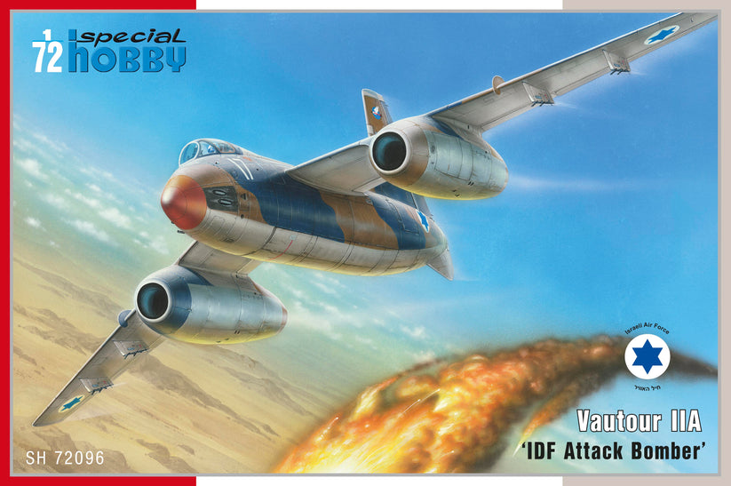SPECIAL HOBBY 1/72 Vautour IIA ‘IDF Attack Bomber’ Plastic Model Kit