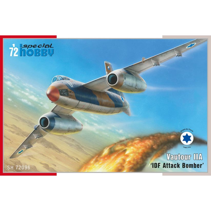 SPECIAL HOBBY 1/72 Vautour IIA ‘IDF Attack Bomber’ Plastic Model Kit