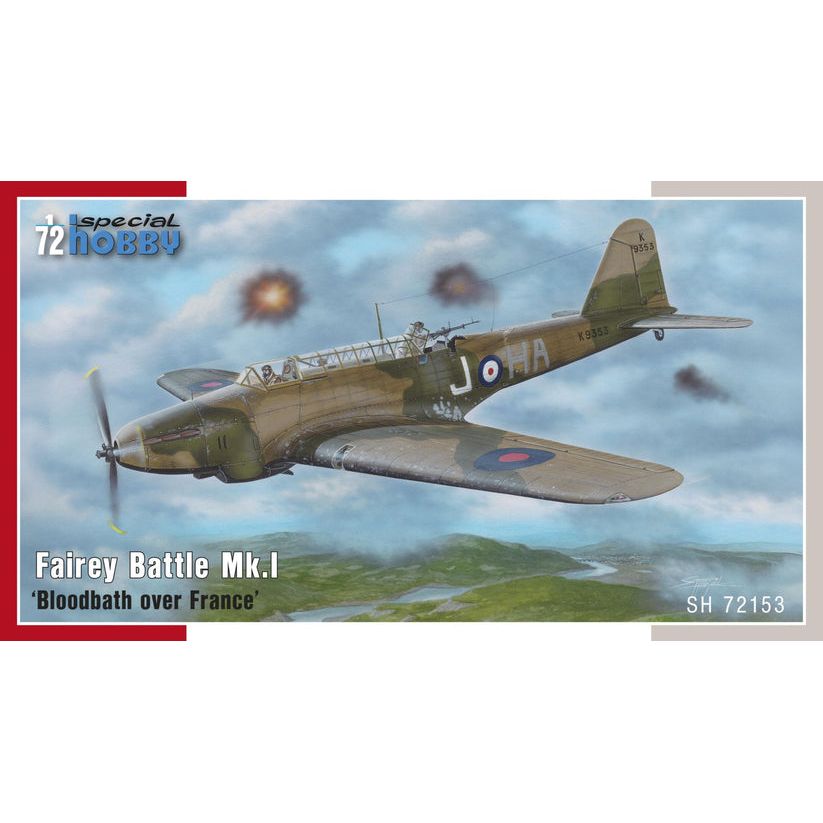 SPECIAL HOBBY 1/72 Fairey Battle Mk.I ‘Bloodbath over France’ Plastic Model Kit