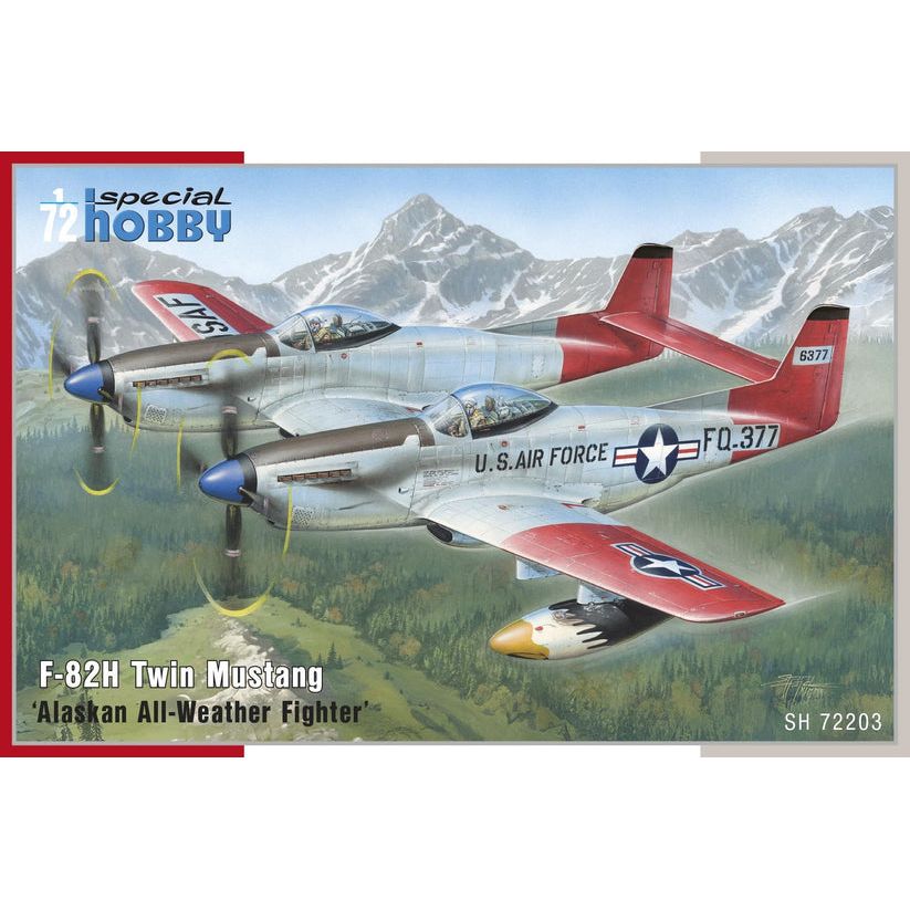SPECIAL HOBBY 1/72 F-82H Twin Mustang 'Alaskan All Weather Fight Plastic Model Kit